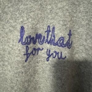 A New Day Slogan Crew Neck Sweater ‘Love That For You’